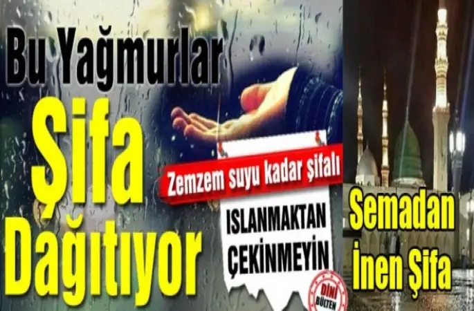 Semadan inen şifa, Nisan yağmuru