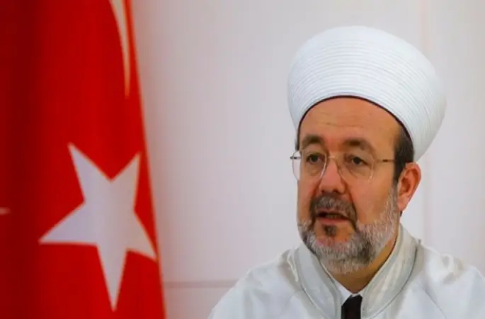 Görmez'den 3 dilde Kudüs tepkisi