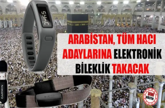 Hacı Adaylarına Akıllı bileklik