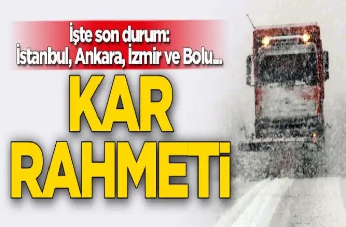 Kar rahmeti! İşte Türkiye geneli yollarda son durum...