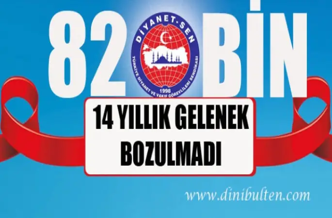Diyanet Sen Bu Yılda Rekorunu Kaptırmadı