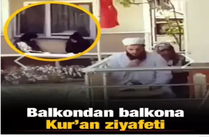 Balkondan balkona mukabele