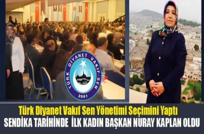 İlk Kadın Şube Başkanı Nuray Kaplan Seçildi