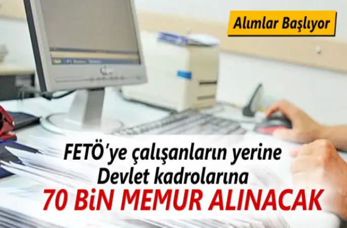 Kamuya Yeni Personel Alınacak