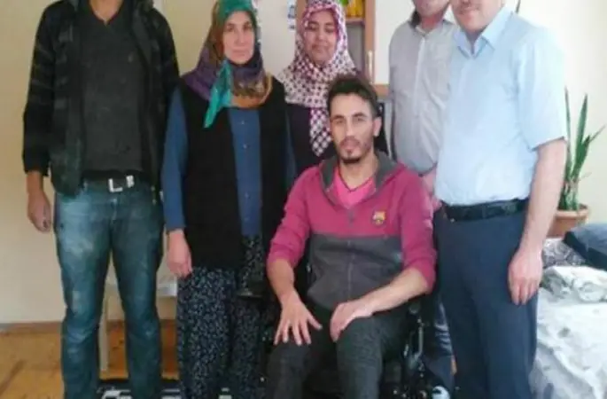 Müftülükten Engelliye akülü araç