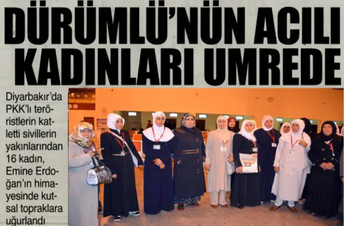Dürümlü'nün Acılı Kadınları Umreye Gitti
