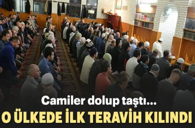 Avustralya'da Ramazan ayının ilk teravih namazı kılındı