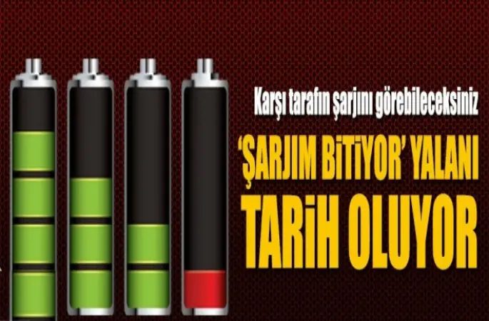 Şarjım bitiyor derdine son