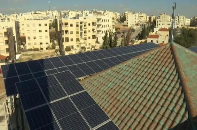 Ürdün'de camiler güneş panelleriyle çalışacak