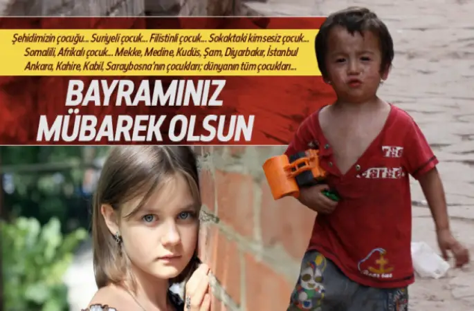 Ramazan Bayramın Mübarek olsun çocuk