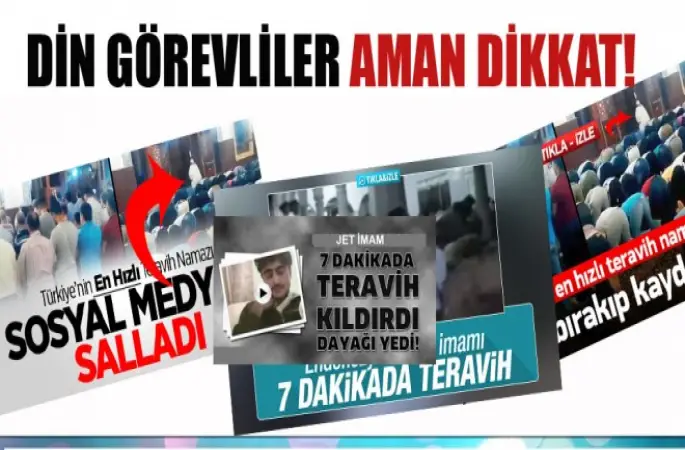 Din Görevlileri Aman dikkat!