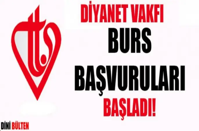 2018 Diyanet Vakfı (TDV) Burs Başvuruları Başladı!