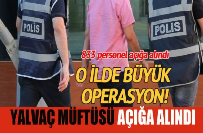 Yalvaç Müftüsü Açığa Alındı