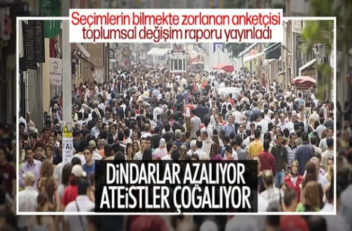 Konda'nın araştırması, Dindar nesil azalıyor