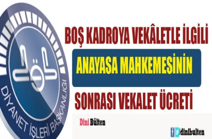 Diyanette,Vekaleten Atananların Hakları