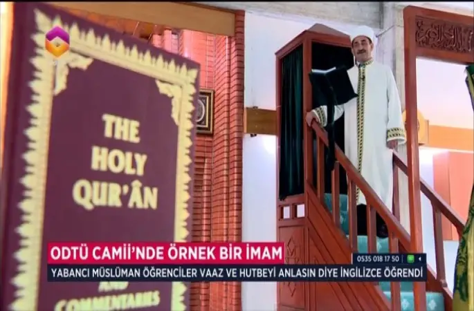 Örnek İmam! Öğrenciler vaazını anlasın diye yabancı dil öğrendi