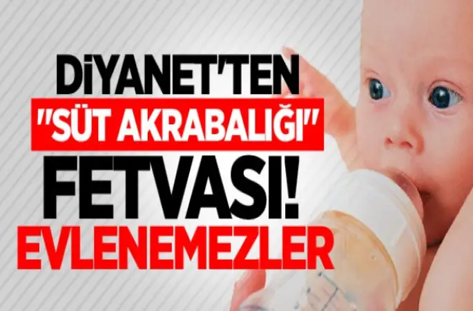 Prof. Dr. aman, Süt akrabalığı kayıt altına alınmalı