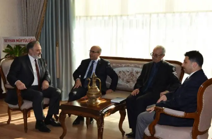 Vali Demirtaş’tan İl Müftüsü Hasan Çınar’a İade-İ Ziyaret