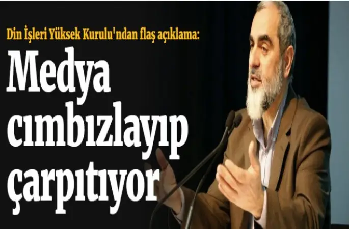 Din İşleri Yüksek Kurulu Üyesinden flaş 'Nureddin Yıldız' açıklaması: Medya cımbızlayıp...