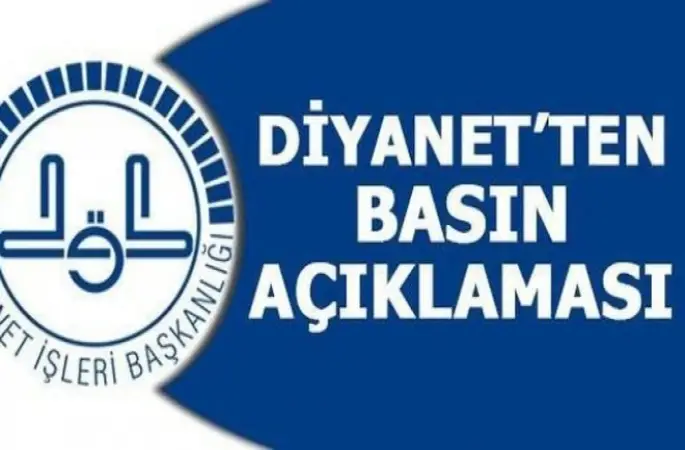 Diyanet'ten Yalan Haber Hakkında Basın Açıklaması