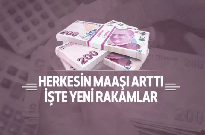 Milyonlarca memurun maaşı arttı