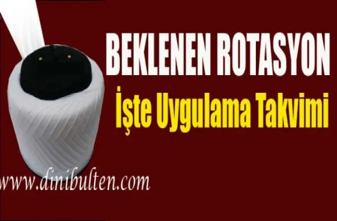 Diyanet'te Rotasyon