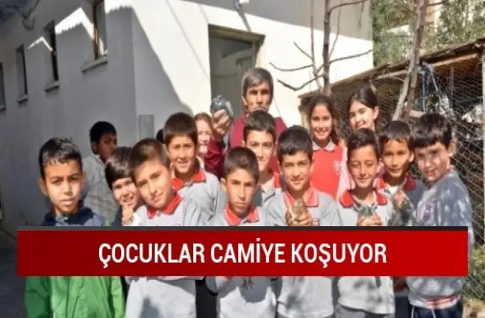 Cami imam Güler'den ilginç uygulama
