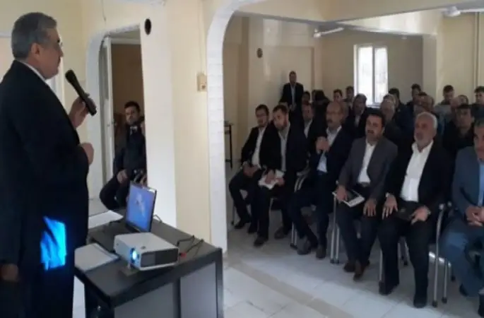 Müftü Sürgeç ,Pazarcık'da din görevlileriyle toplantı yaptı