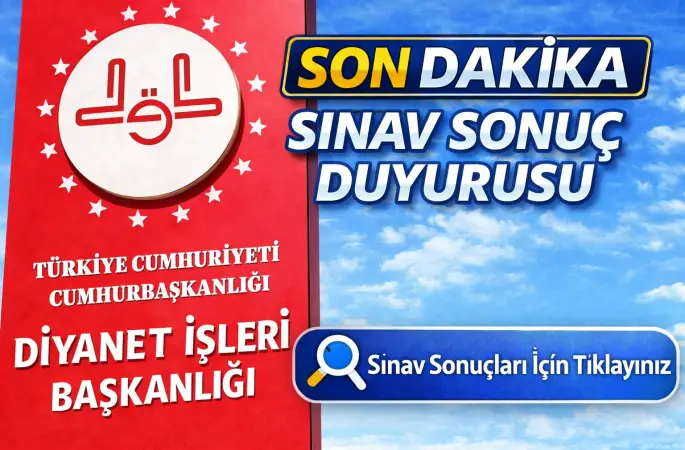 2025 Yılı Cami Rehberi Alım Sınavı Sonuçları Açıklandı