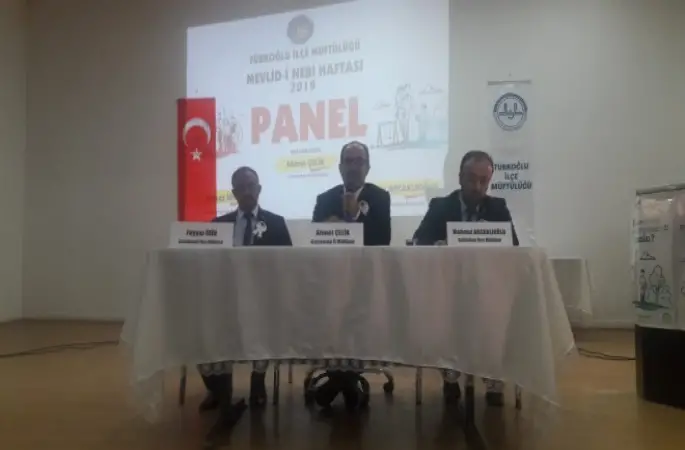 Pazarcık'ta Peygamberimiz ve Aile konulu panel düzenlendi