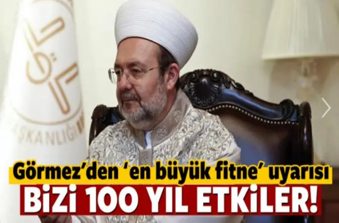 Görmez: Halep Kerbela'nın rövanşı olamaz!