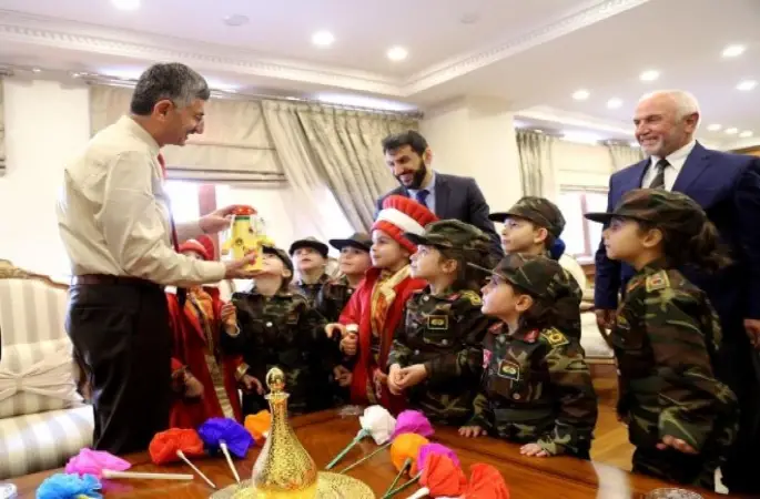 Rizeli minik komandolardan duygulandıran bağış