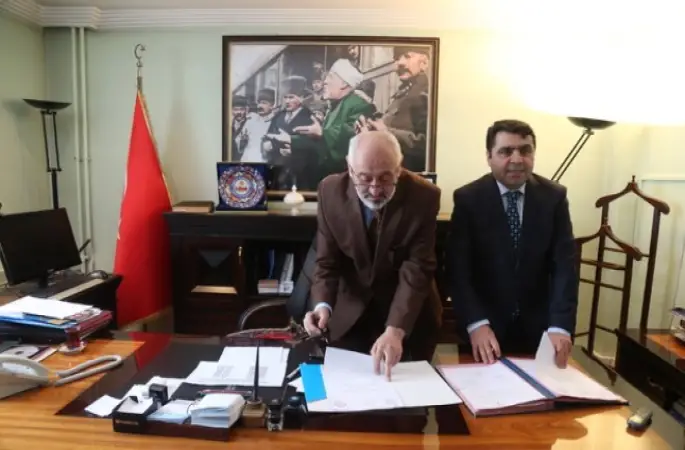 Van'da Müftülük ile Milli Eğitim Müdürlüğü Protokol imzası