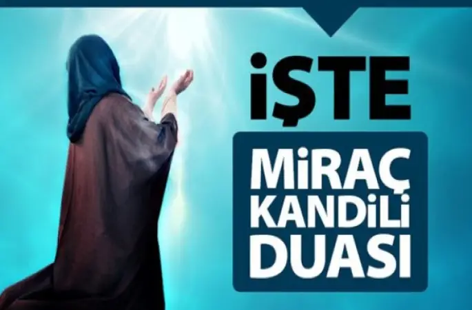Miraç Kandili Duası