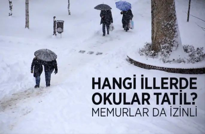 Pazartesi okullar tatil mi?