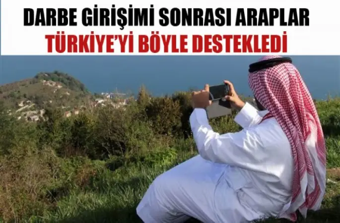 Araplarlardan Türkiye destek