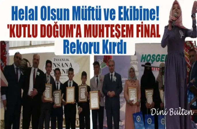 Kutlu Doğum'a Muhteşem Final