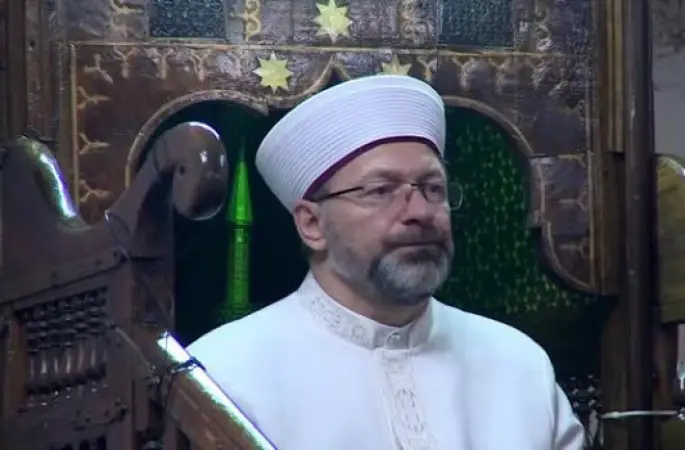 Diyanet İşleri Başkanı Erbaş'tan Kahramanmaraş'ta Kurtuluş hutbesi