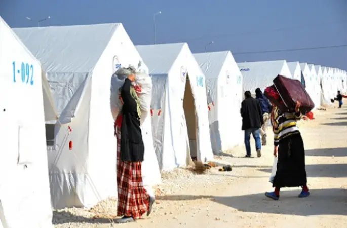 Türkiye Diyanet Vakfından Halepli Siviller İçin Çadır Kent