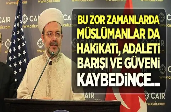 Görmez'den çok kritik mesaj