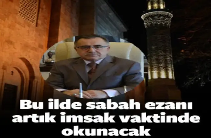 Bursa'da Sabah ezanı imsak vaktinde okunacak 