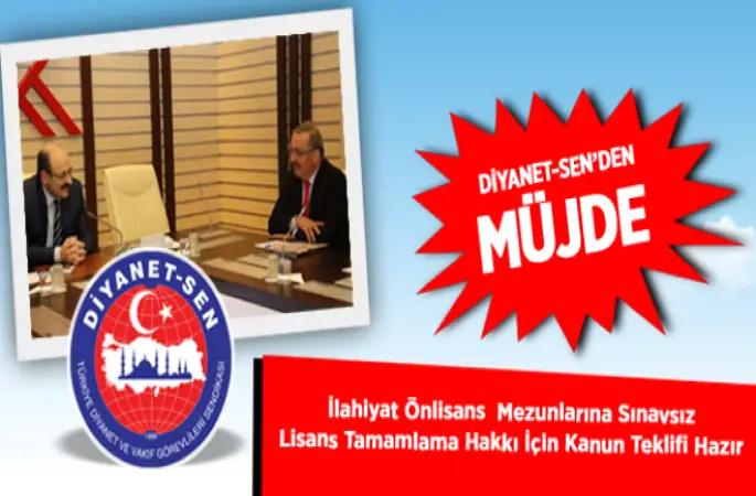 Diyanet-Sen'den İLİTAM Müjdesi