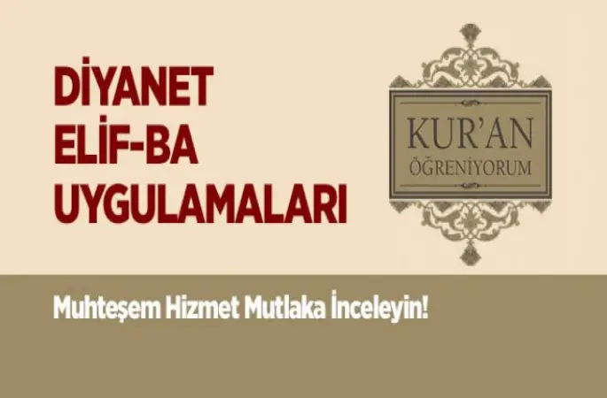Diyanet Elif-Ba Uygulamaları, Kuran Öğreniyorum Uygulaması