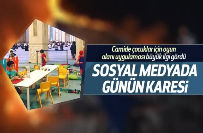 Camilerde çocuklara oyun alanı