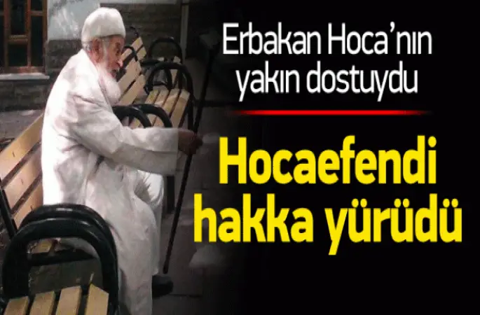 Emin Hoca hakka yürüdü
