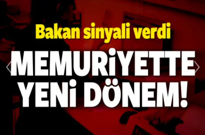 Memuriyette yeni dönem