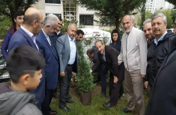 Küçükçekmece Müftülüğü'nden fidan dikimi