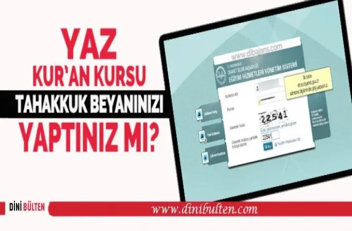 Tahakkuk Beyanlarınızı Yaptınız mı?