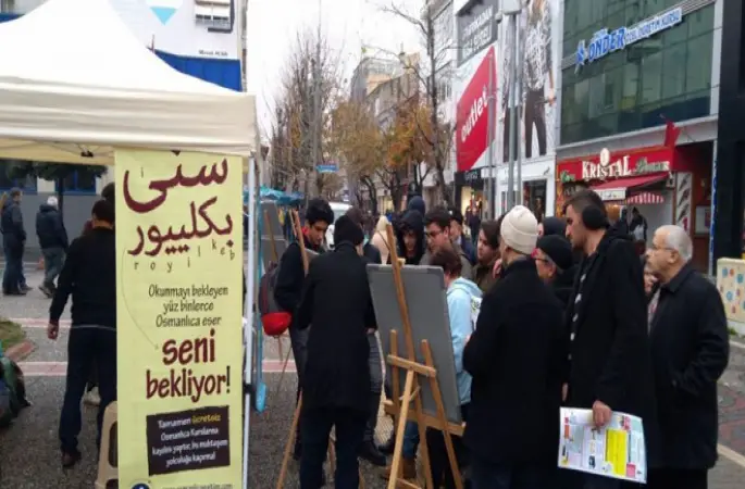 15 Dakikada Osmanlıca öğreniyorlar