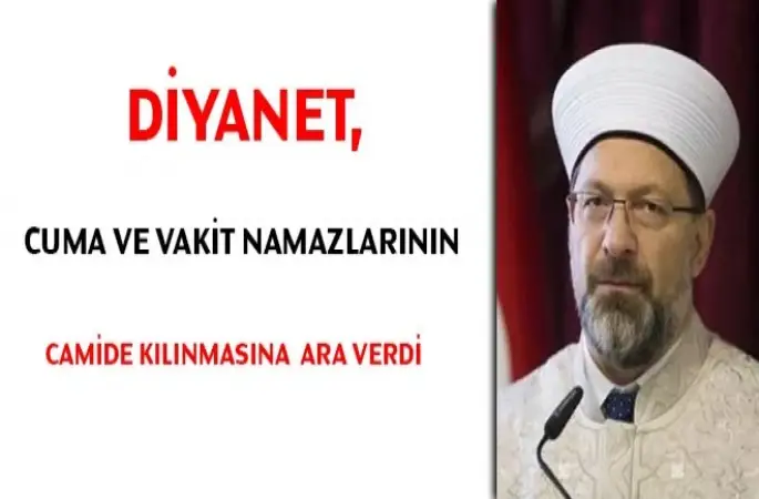 Diyanet,Cemaatle namaza ara verildi!